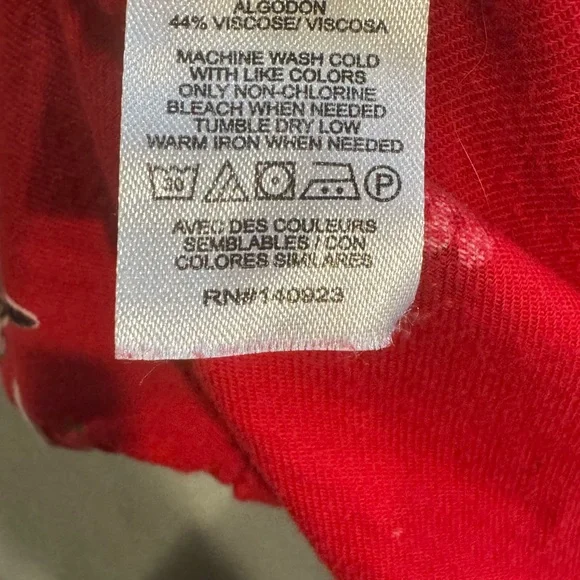 LOFT Red Dog Print Pajama Top - Picture 7 of 7